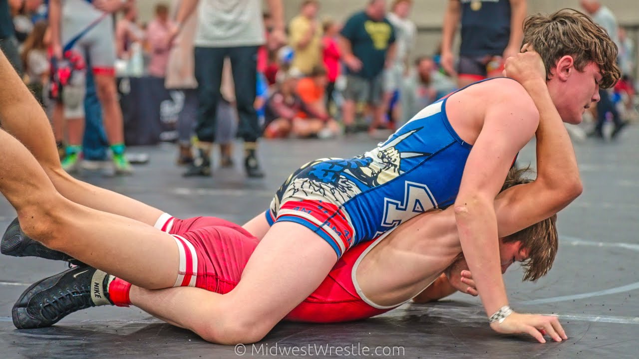 128 15U – Quinton Buckmaster {G} of Elite Athletic Club vs. Londen Murphy {R} of Team Gotcha