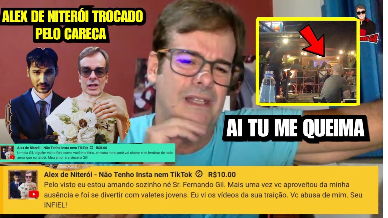 GIL TROCOU O ALEX DE NITERÓI PELO CARECA! PARTE 34 ALEX DE NITERÓI E FERNANDO GIL