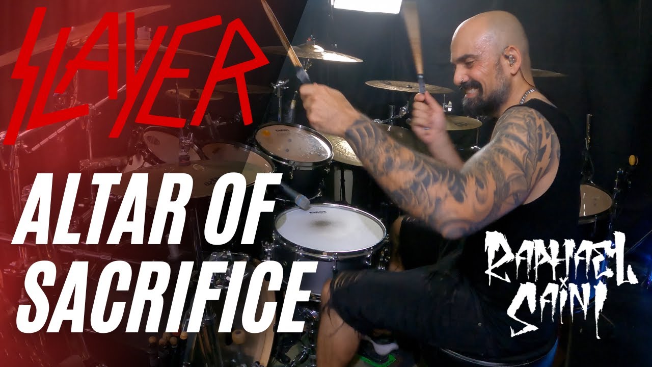 Slayer - Altar of Sacrifice  - Raphael Saini one take drum cover