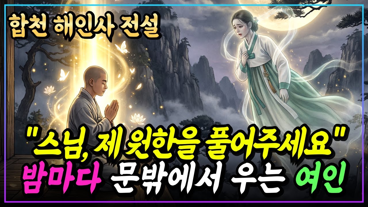[불교이야기] 억울한 처녀귀신 "스님, 제 원한을 풀어주세요" 밤마다 들리는 울음ㅣ해인사 전설ㅣ자면서 듣는 불교이야기ㅣ불교소설