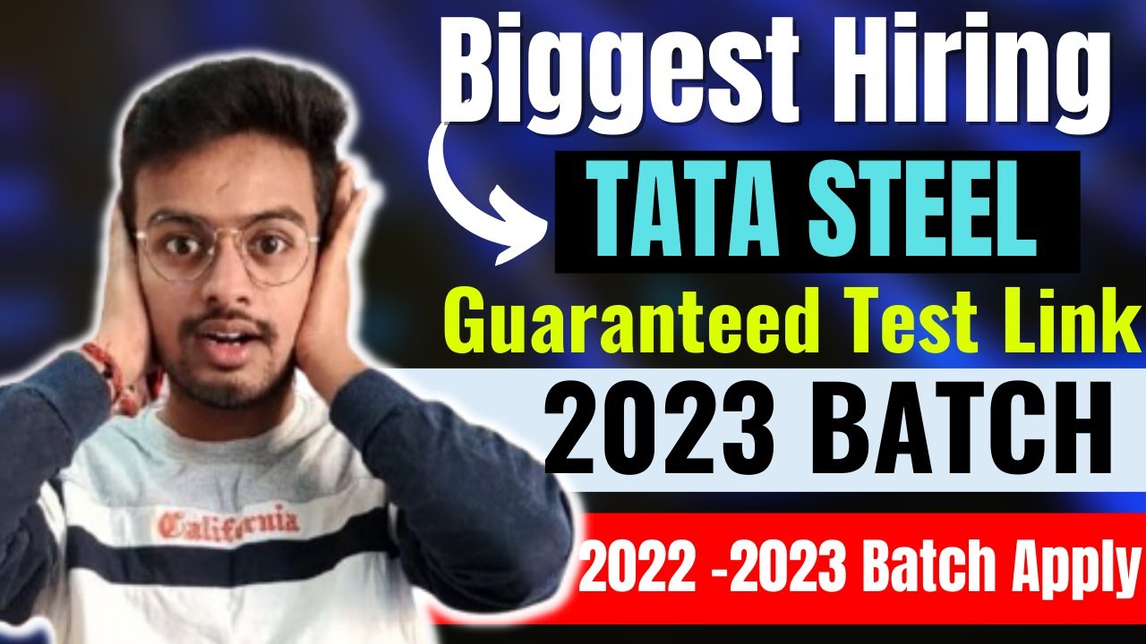 Biggest Hiring 2023 Batch | Tata Steel Latest Hiring | OFF Campus Job Drive | 2022 |2023 |Kn Academy
