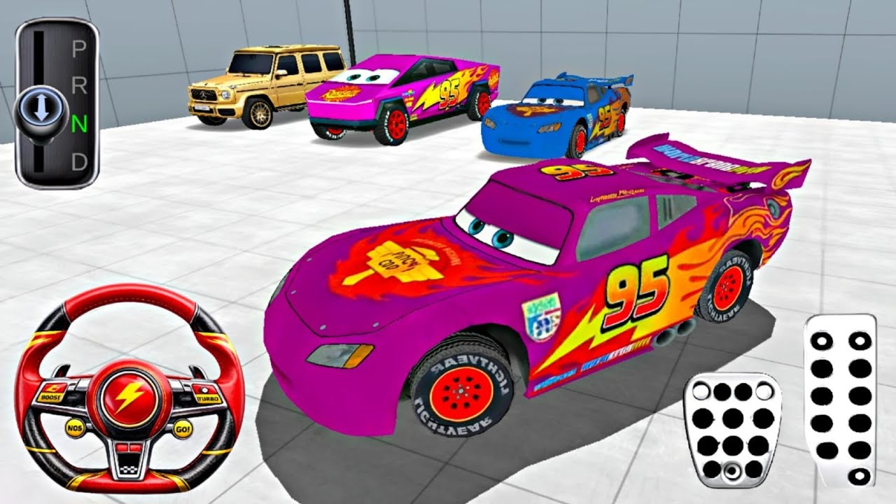 New Lightning McQueen Car Stuck in Showroom - Funny Gameplay Walkthrough - Android Gameplay 