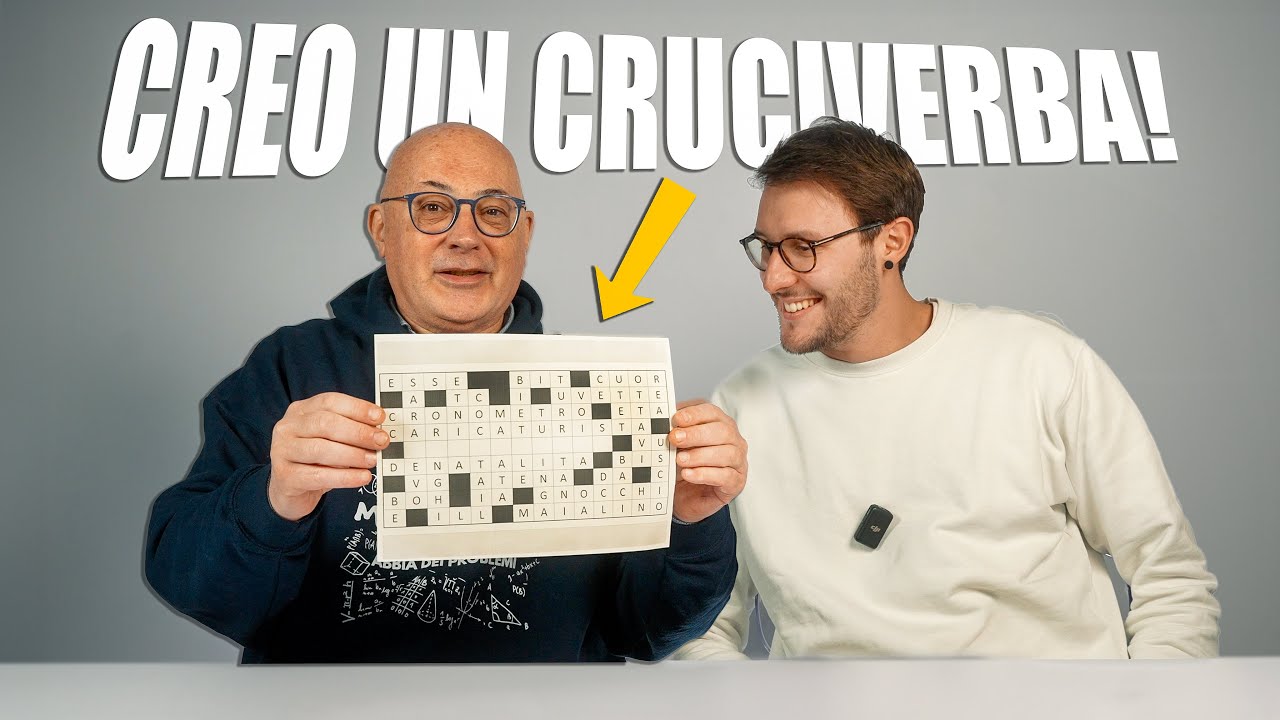 ENIGMISTA mi insegna a CREARE UN CRUCIVERBA(è un Genio!)