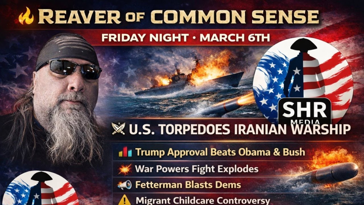 BREAKING: U.S. Torpedoes Iranian Ship | Trump Approval Surges | Fetterman vs Democrats | LIVE