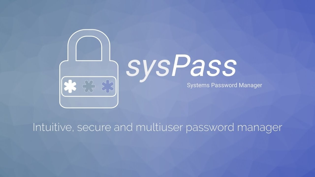 SysPass - В поисках идеального хранилища паролей