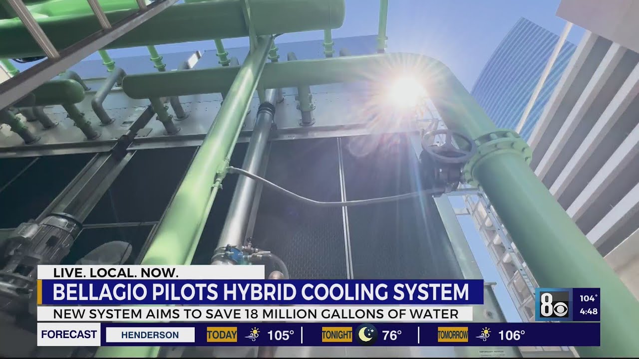 Bellagio testing hybrid cooling system to cut water use
