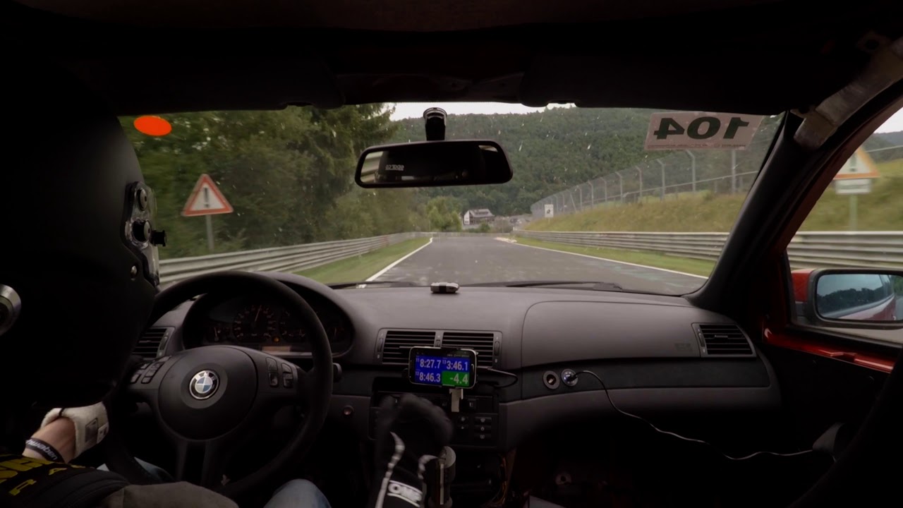 BMW E46 325ti NOS Nürburgring Nordschleife 8:14 BTG 04.09.2017