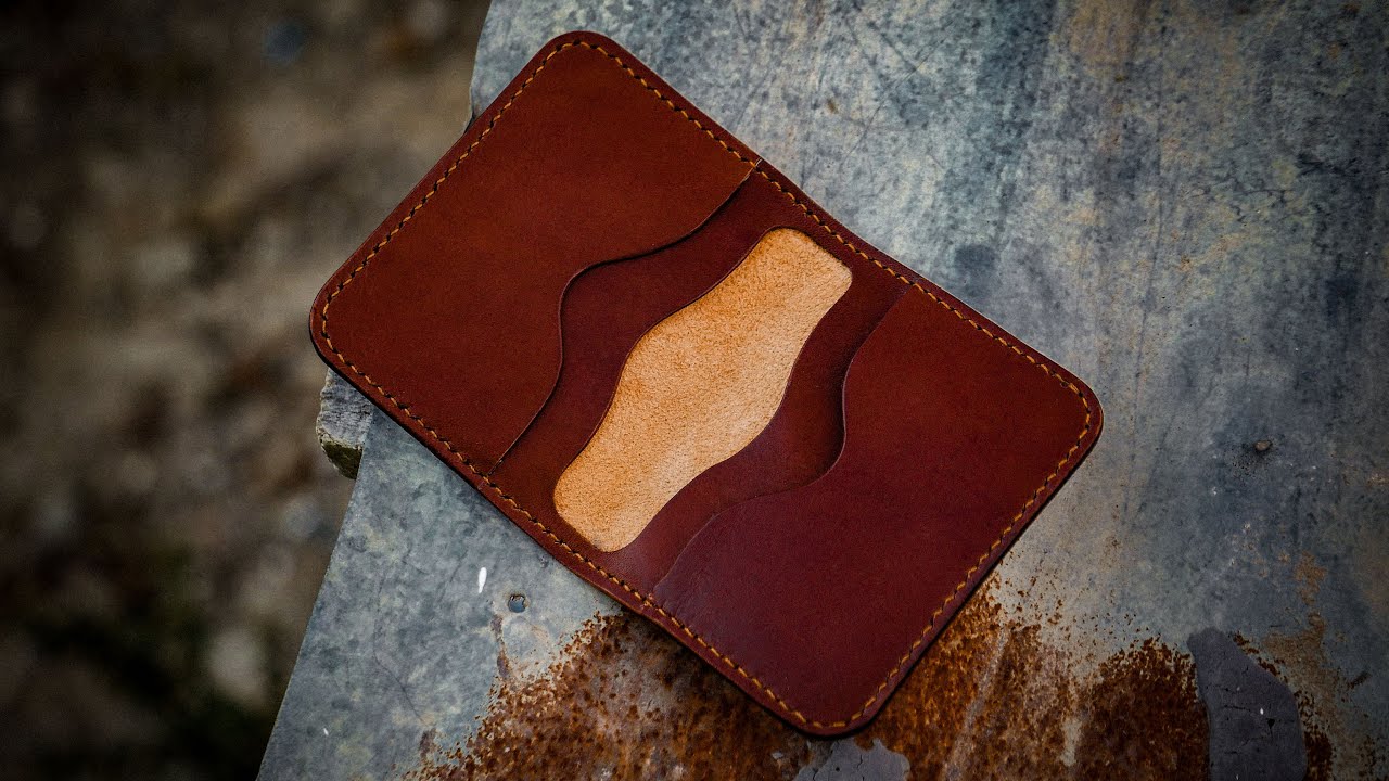 Minimalist EDC Leather Wallet 6 Pockets – HANDMADE