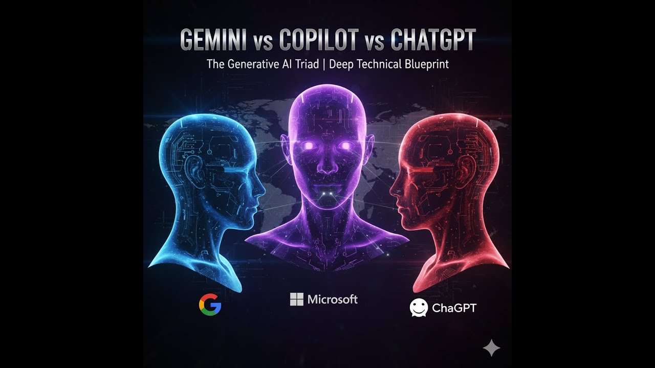 The Generative AI Triad: Gemini, Copilot, and ChatGPT