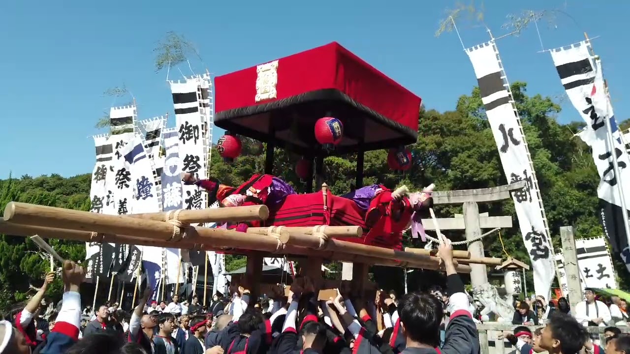 2024　土生祭り　小熊区若中　宮入
