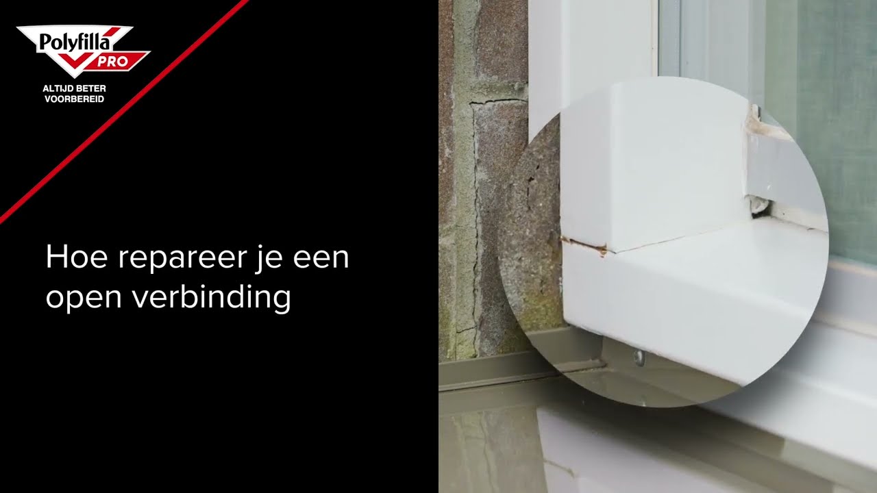 Zo repareer je openstaande verbindingen met Polyfilla PRO W321 Injecteer- en Lijmpasta