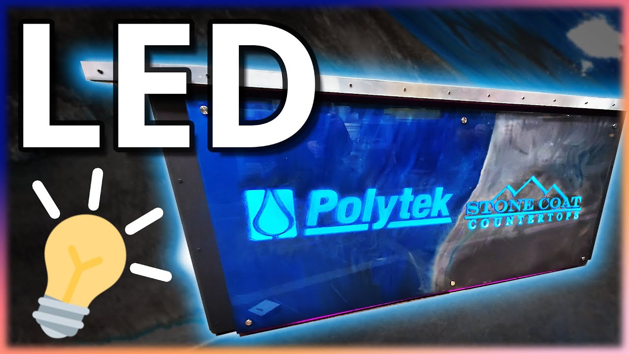 How To Use LED Lighting With Epoxy | Stone Coat Countertops