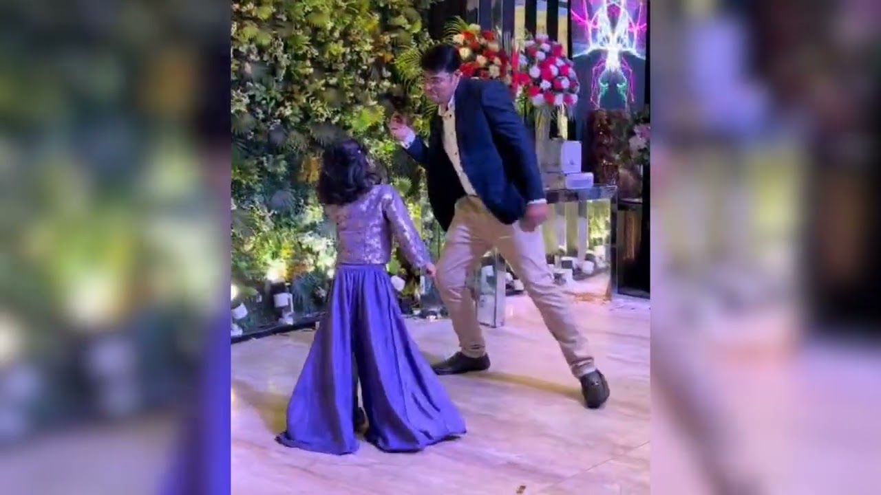 Father daughter dance performance in wedding sangeet