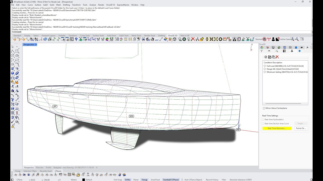 Orca3D Stix stability criteria