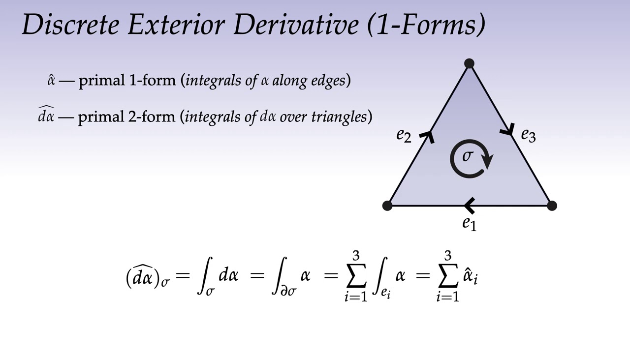 Lecture 9: Discrete Exterior Calculus (Discrete Differential Geometry)