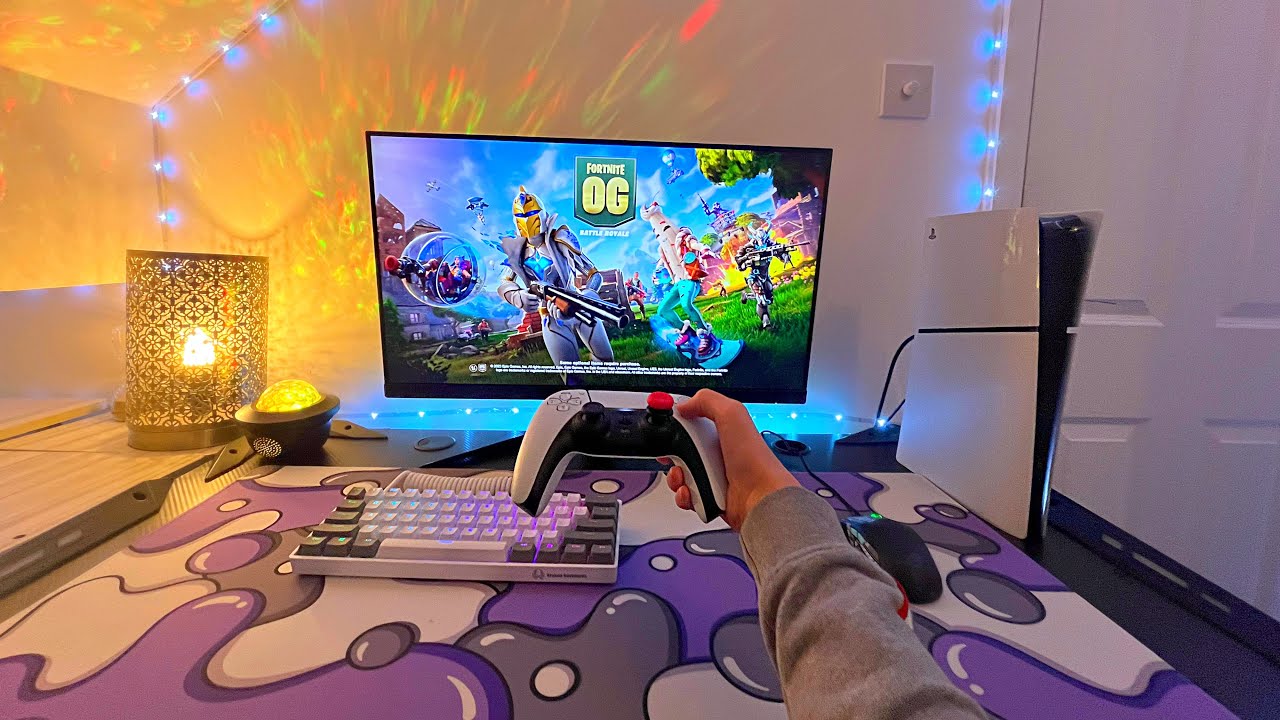 Fortnite On PlayStation 5 Slim (Unboxing + 120FPS Gameplay)