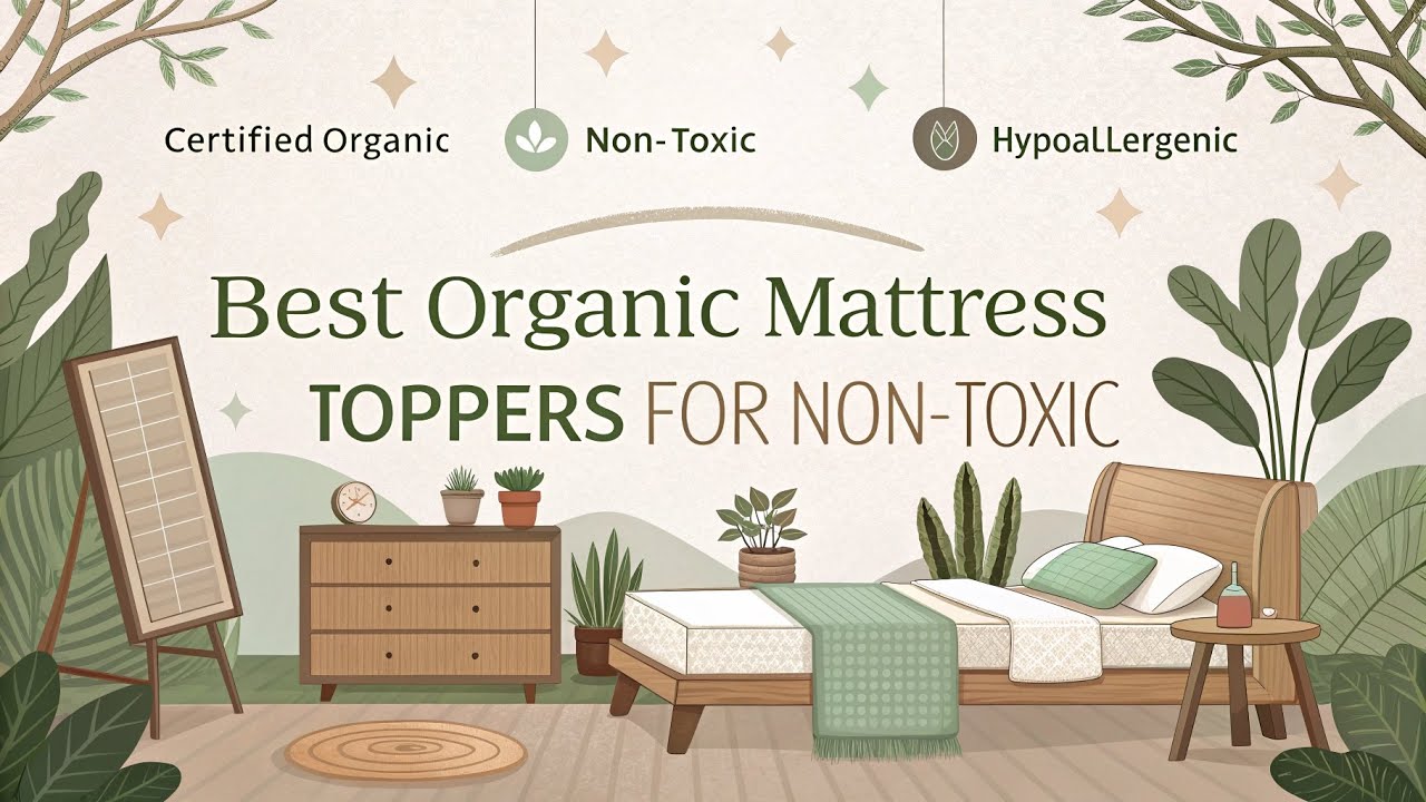 ✅ Best Organic Mattress Toppers for a Non-Toxic Sleep | Top 5 Natural Latex Picks!