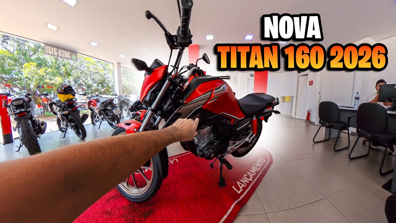 HONDA 2026 NOVA CG 160 TITAN SPECIAL EDITION DETALHES E PREÇO