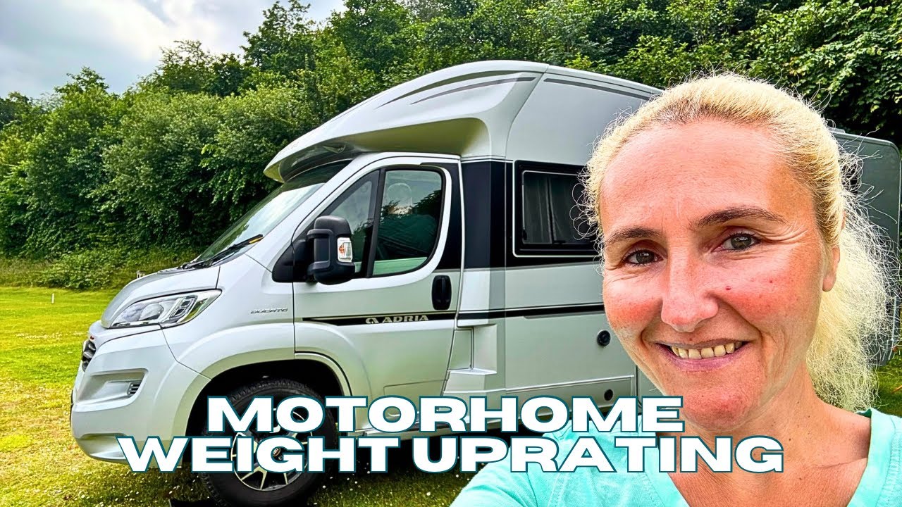 How to UP-RATE the weight of your Motorhome : From 3650kg to 4000kg on our Adria with SVTech