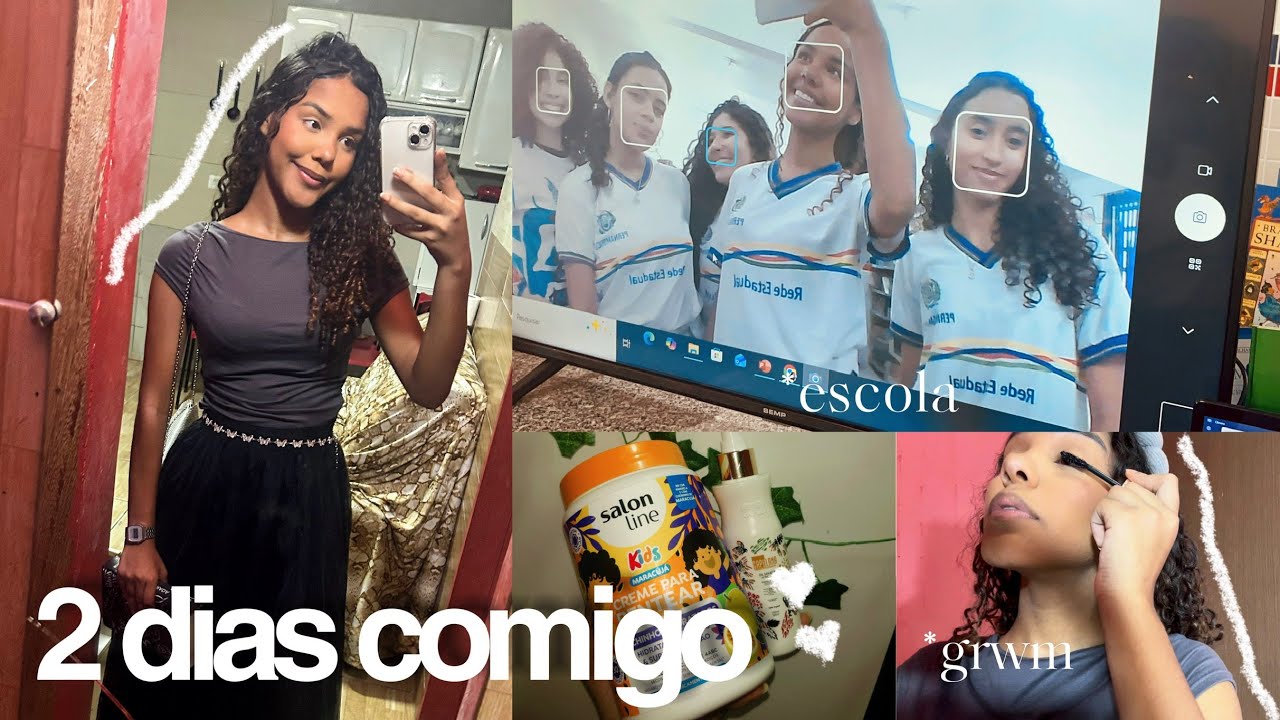 ARRUME-SE COMIGO PRO CULTO| minha make,look,2dias comigo