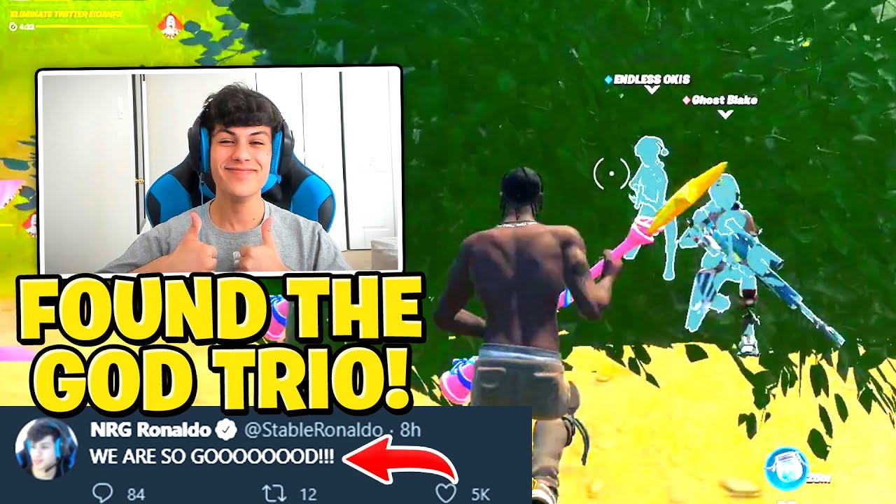 NRG Ronaldo's INSANE Win in The Trio Cash Cup With Ghost Blake & Endless Okis!