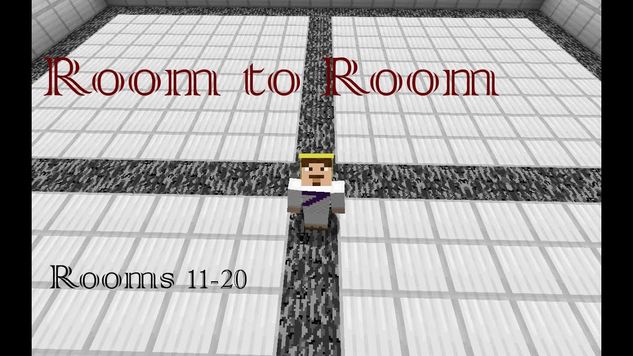 Minecraft Puzzle Map: Room to Room (Rooms 11-20)