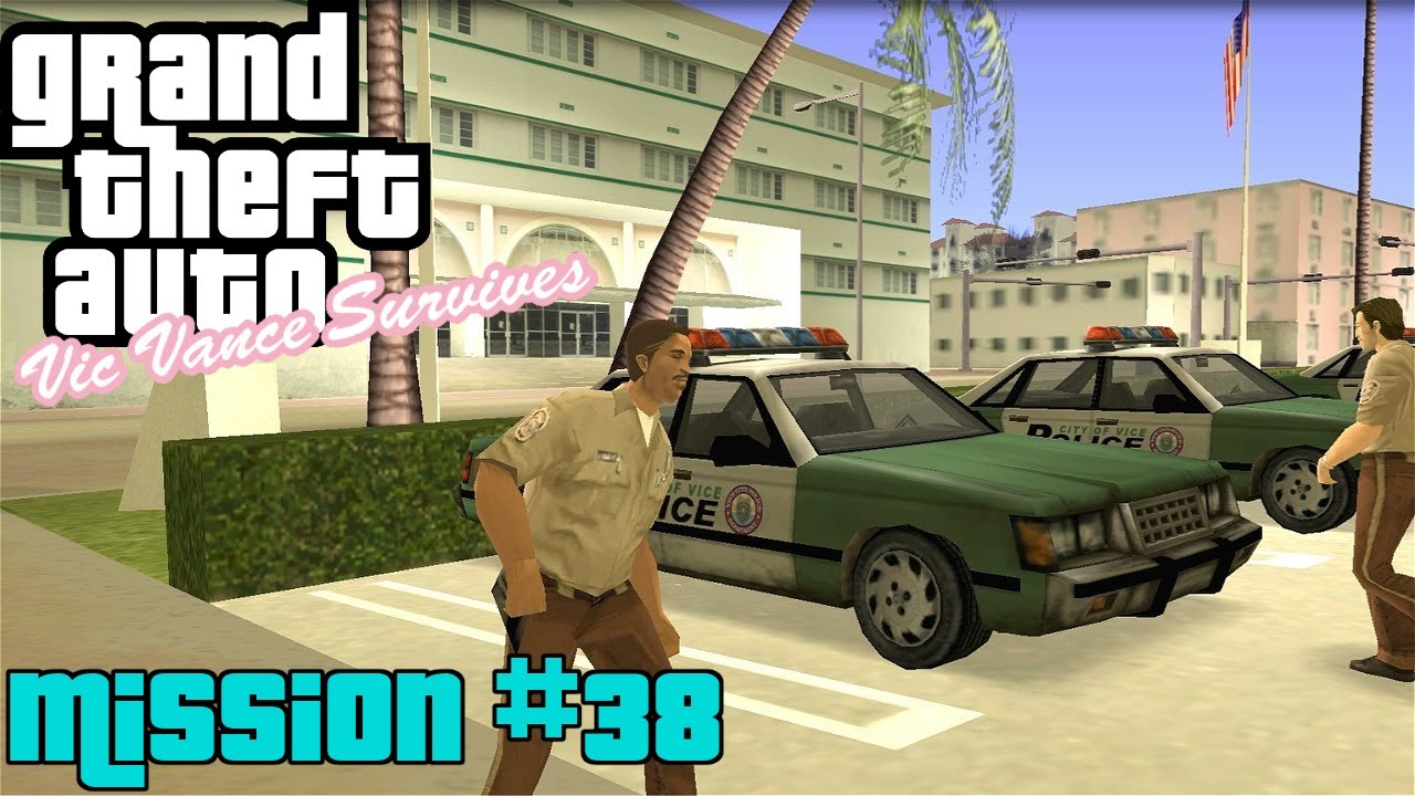 GTA Mixed - Vic Vance Survives - Mission #38 -  Cop Land (HD)