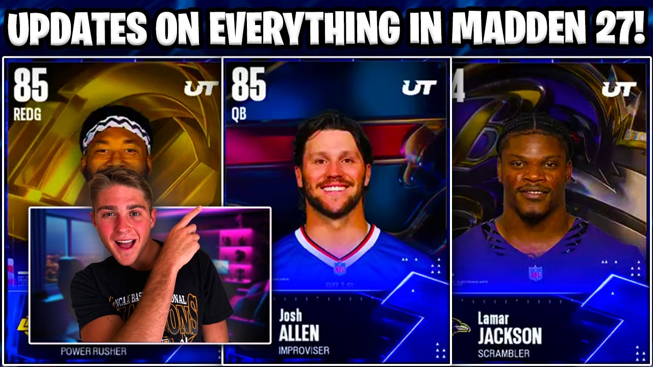 UPDATES ON EVERYTHING IN MADDEN 27! CORE ELITE QB & EDGE RUSHER REVEALS! AUCTION HOUSE NEWS + MORE!