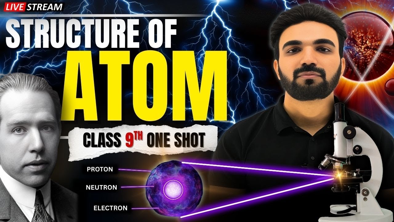 Structure of Atom Class 9 Science🔥| Full Chapter in 35 Mins | Complete NCERT | Exam 2026 Preparation