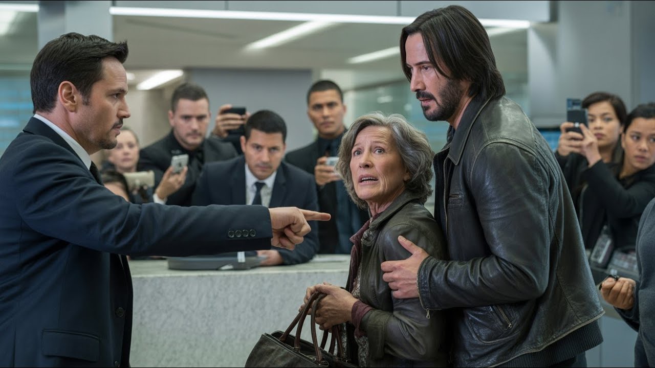Bank Employees Humiliate an Elderly Woman — Then Keanu Reeves Walks In