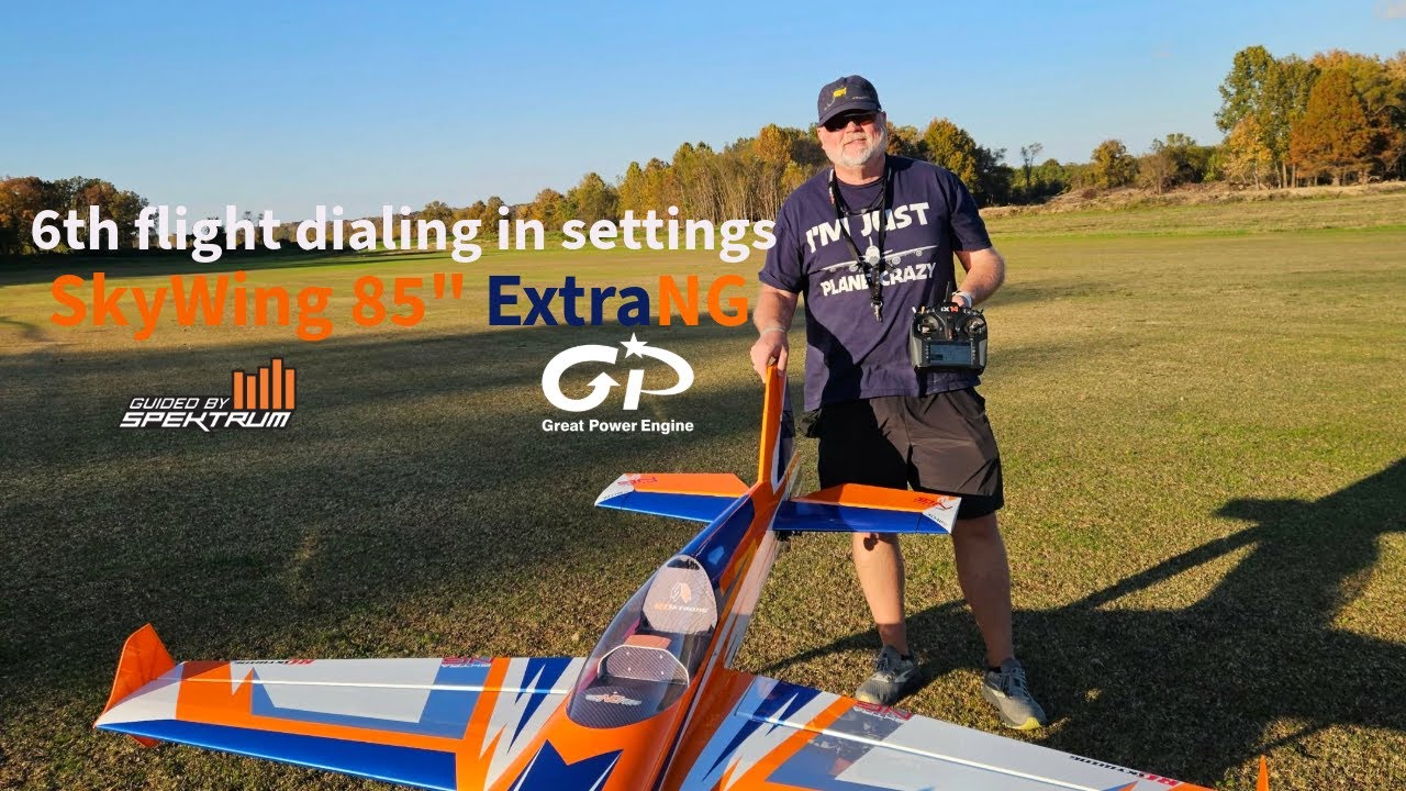 Skywing ExtraNG 85" with GP61 power, Spektrum control, Savox Servos