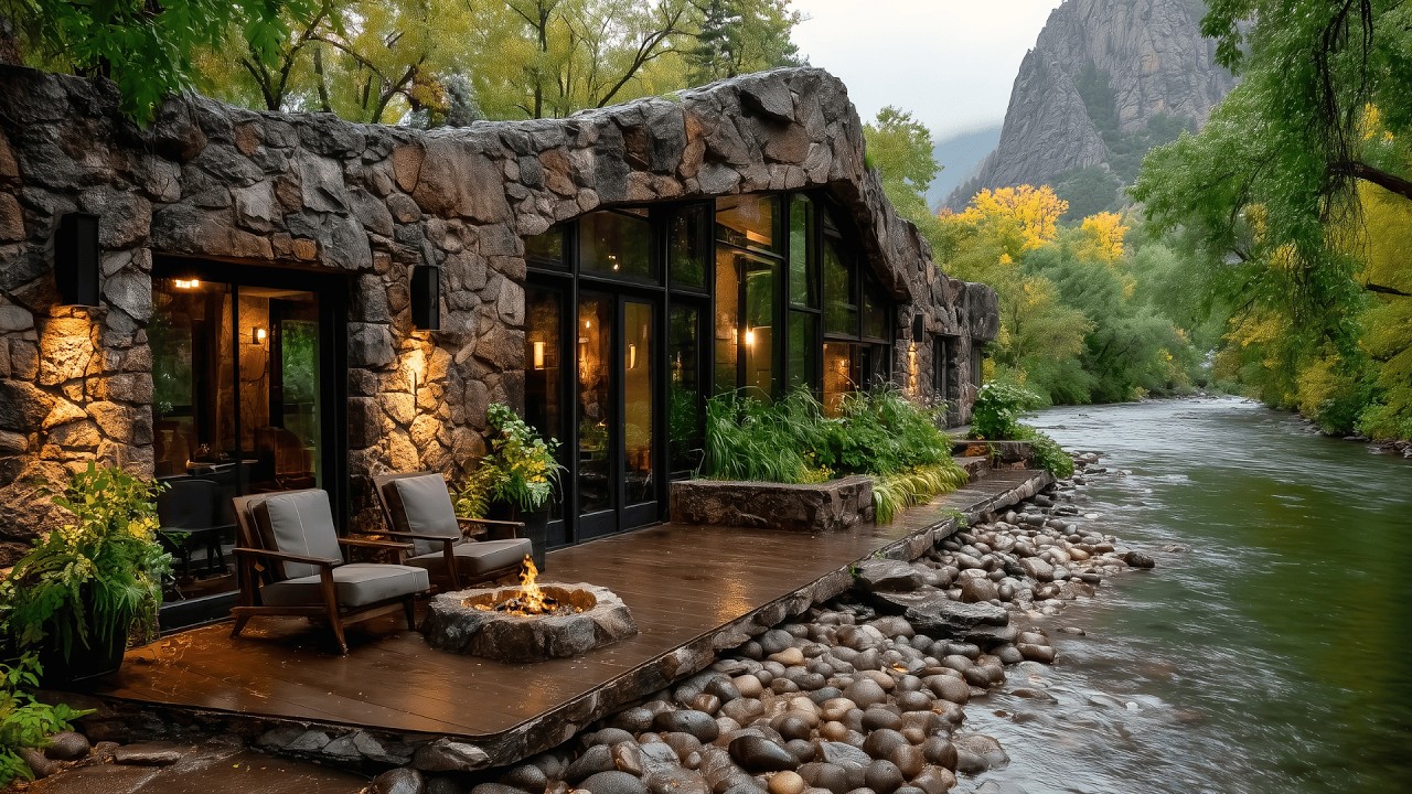 You&rsquo;ll Love This Peaceful Spring Riverside Nature Sounds & Campfire Scene