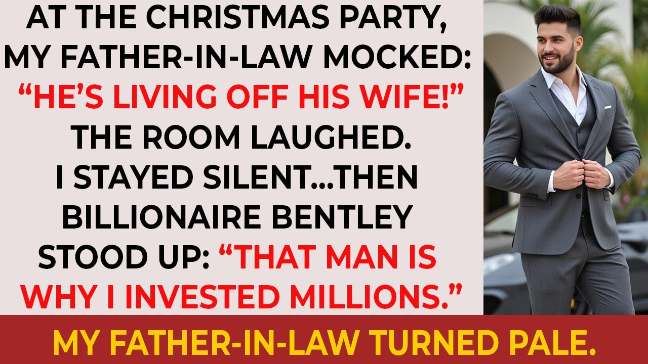 At My In-Laws’ Lavish Christmas Party My Father-in-Law Called Me a Freeloader — But Then Everything