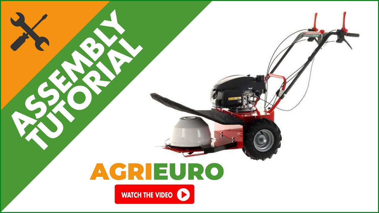 Blue Bird Alhambra TS PRO H0 Petrol Scythe Mower - with Honda GCV 200 Engine -  Assembly tutorial