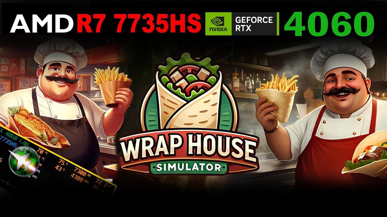Wrap House Simulator RTX 4060 Ryzen 7 7735HS | Asus TUF Gaming A15
