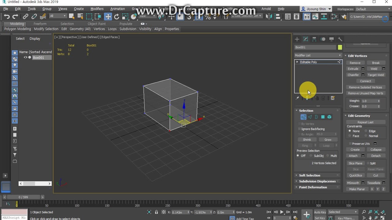 3dsMax2019 Alt+C Cut Bug