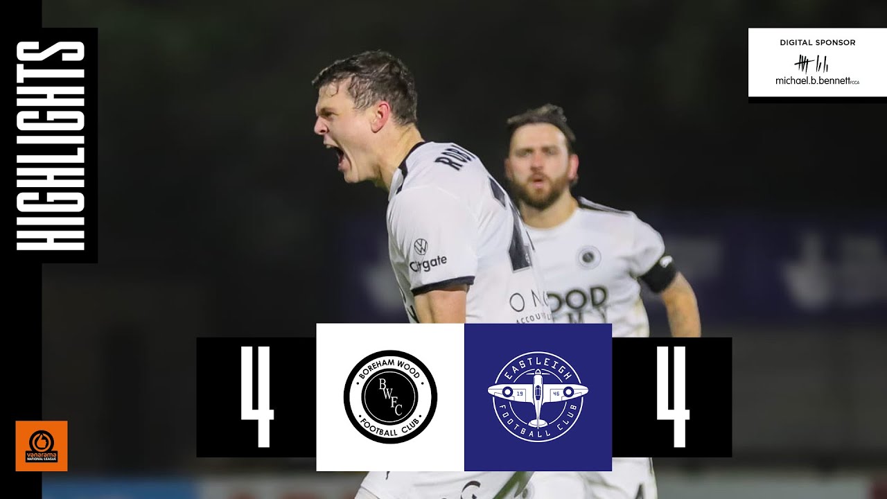 HIGHLIGHTS | Boreham Wood v Eastleigh (H) | 26th January 2024