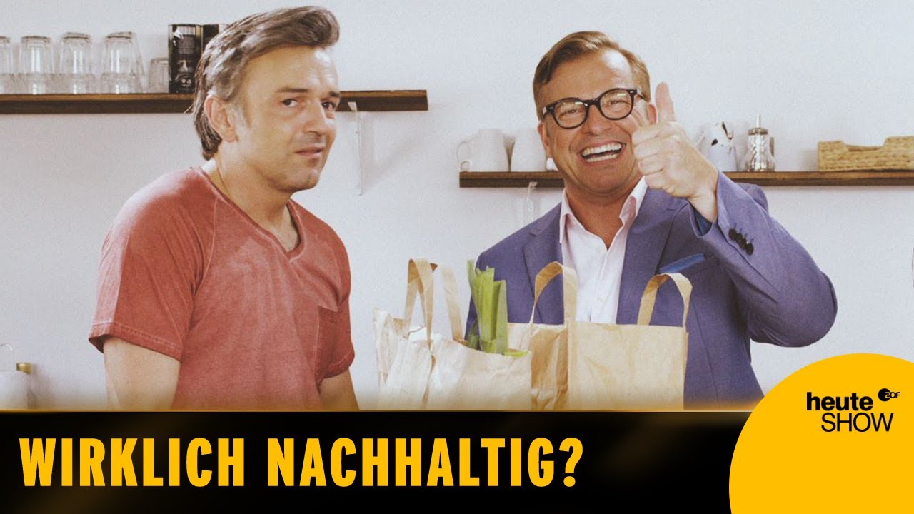 Nachhaltigkeit: Sind Papiertüten wirklich besser als Plastiktüten? | Der Klugscheißer - heute-show