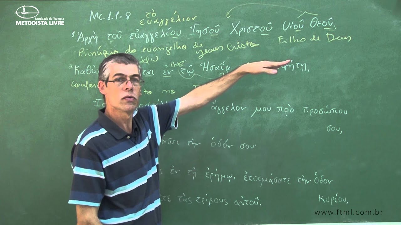 Curso de Grego Avançado - Marcos 1.1-8