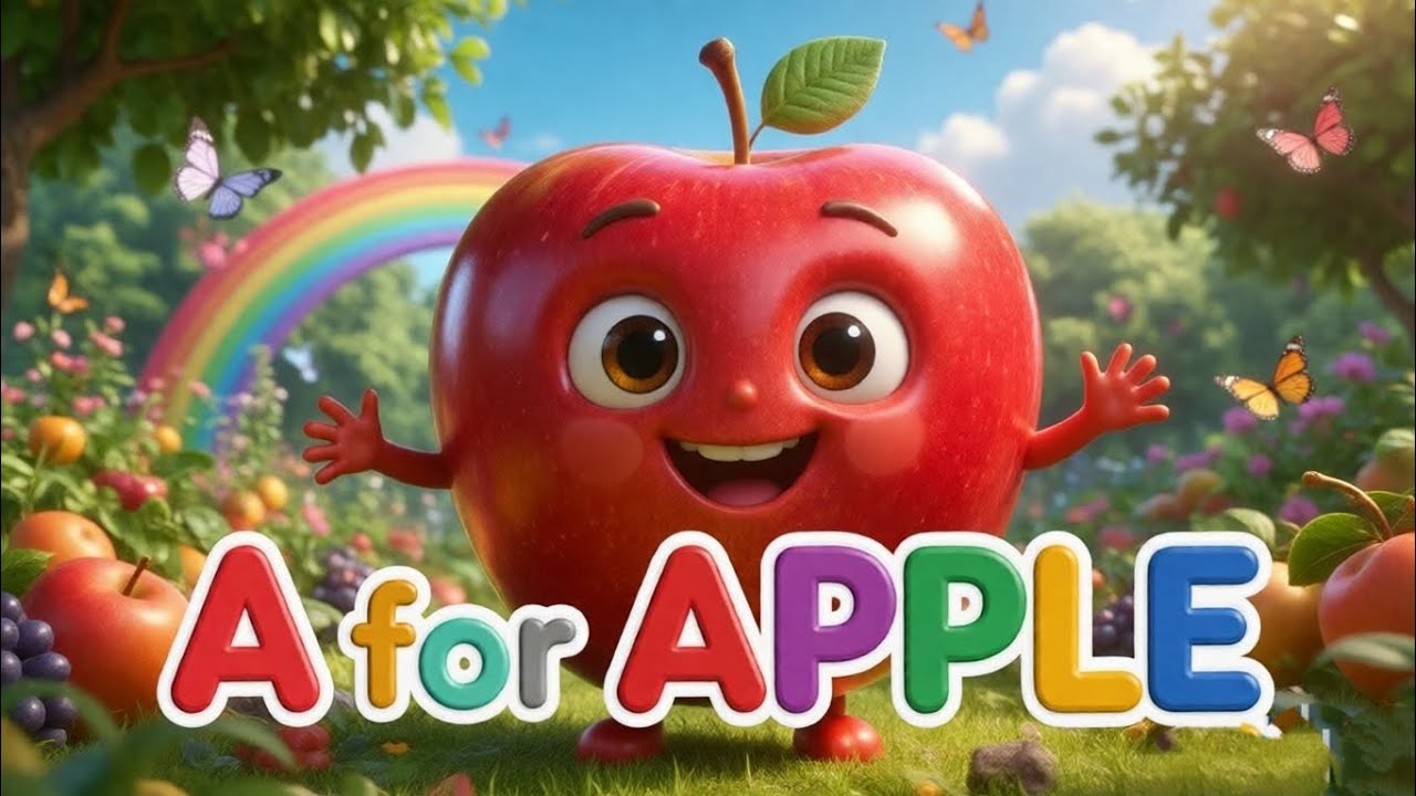 A for apple🍎🍏 alphabet