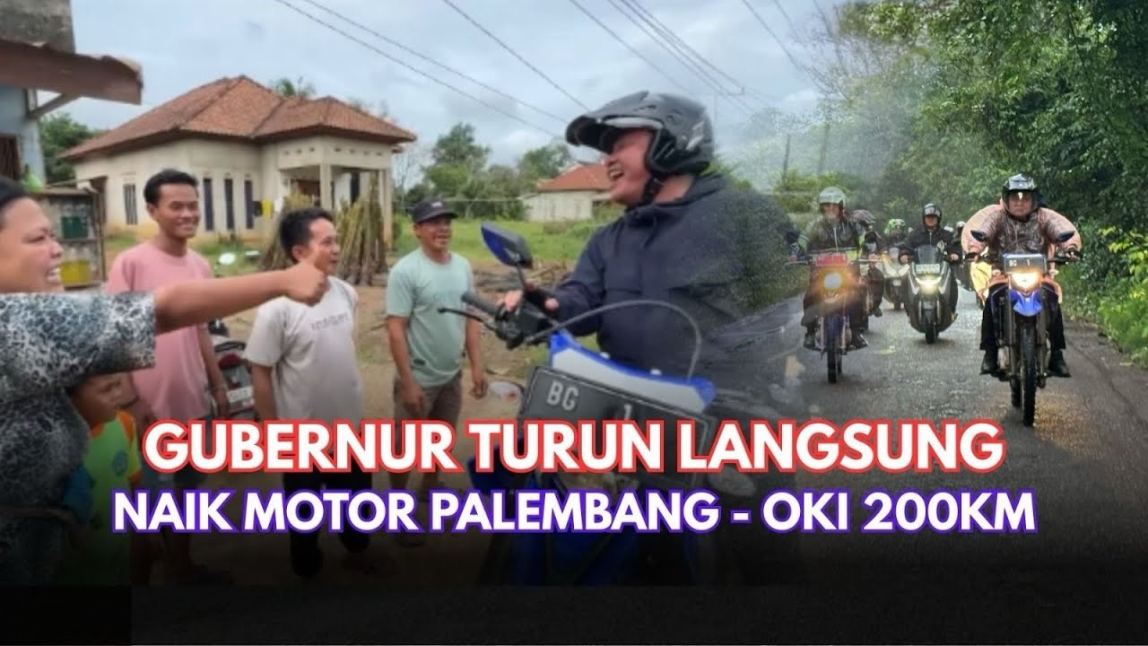 200 KM Melintasi Sumsel: Perjalanan Panjang Herman Deru Palembang - Banyuasin - OKI!