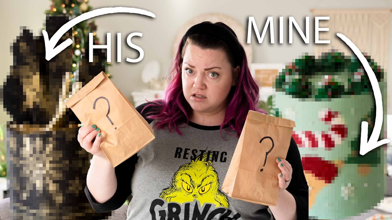Can My Husband Decorate a Better X-Mas CAKE Than ME? | Mystery Cake-off!