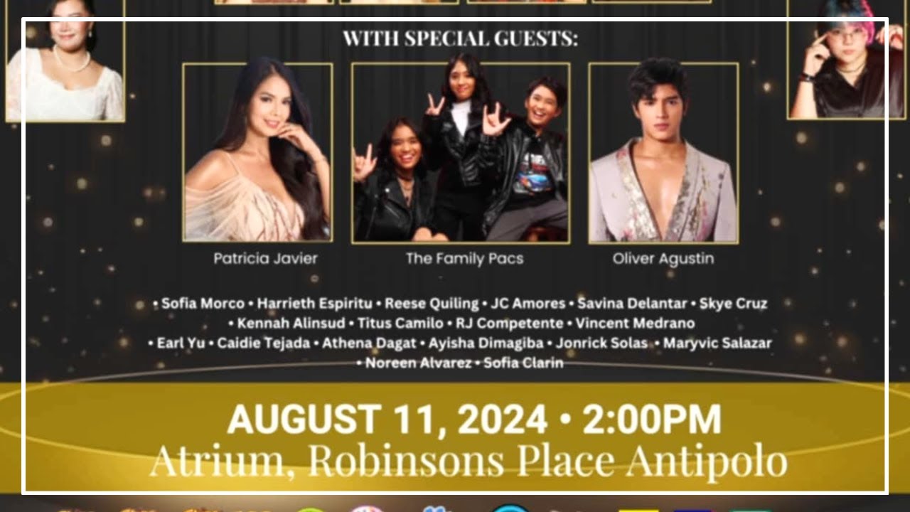 We sang at Robinsons Antipolo!