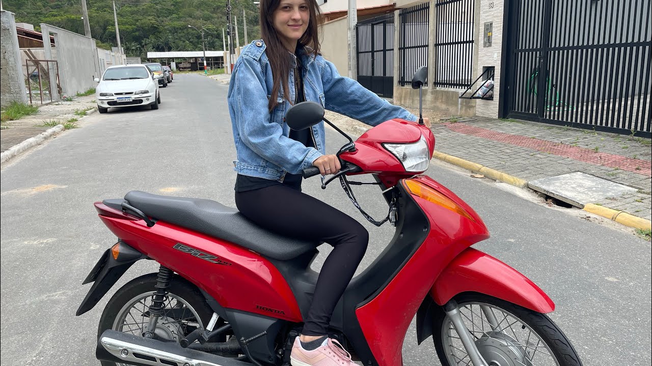 BIZ 100 2013 !! Essa é a nova moto da minha mina 🎉🎉