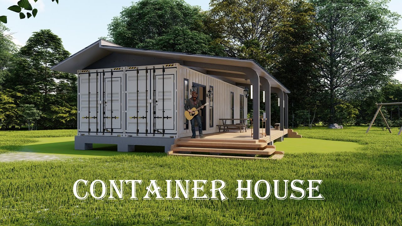 CONTAINER HOUSE | SIMPLE LIFE  | 2.44 m 12.19 m | Modern Container Life