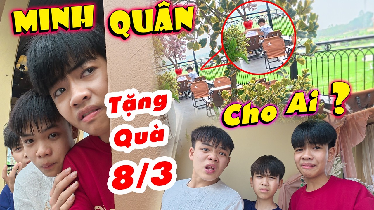 Phát Hiện Minh Quân Tặng Quà 8/3 Cho Người Lạ - Sốc Khi Biết Sự Thật | Min Min TV Minh Khoa