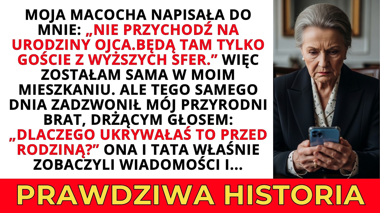 Moja Macocha Powiedziała: „Nie Przychodź, Zaproszono Tylko Elitę” — Ale Goście Pytali, Gdzie Jestem