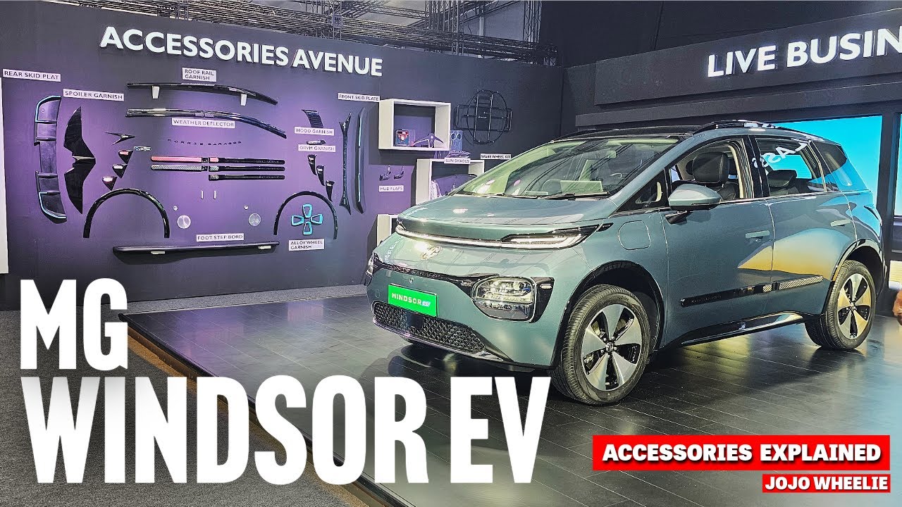 New MG Windsor EV accessories tutorial | everything u need to know before buy