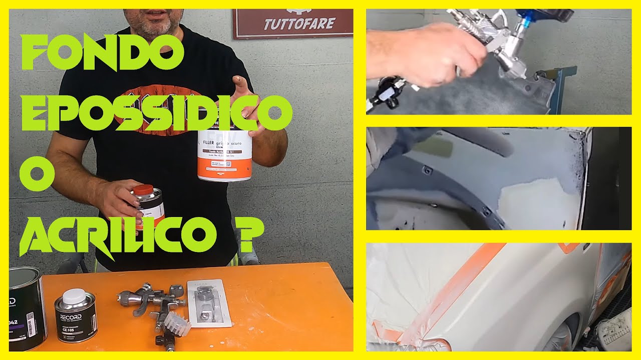 differenza fondo tra fondo acrilico ed epossidico