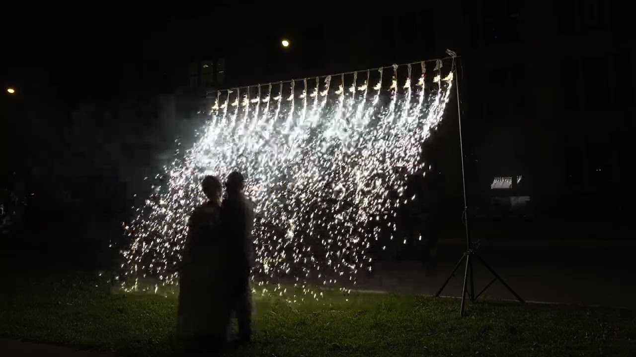 Огнепад на свадебном мероприятии